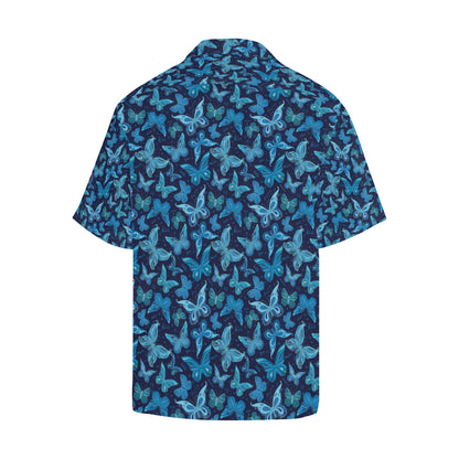 Butterfly Pattern Print Design 03 Men's Hawaiian Shirt