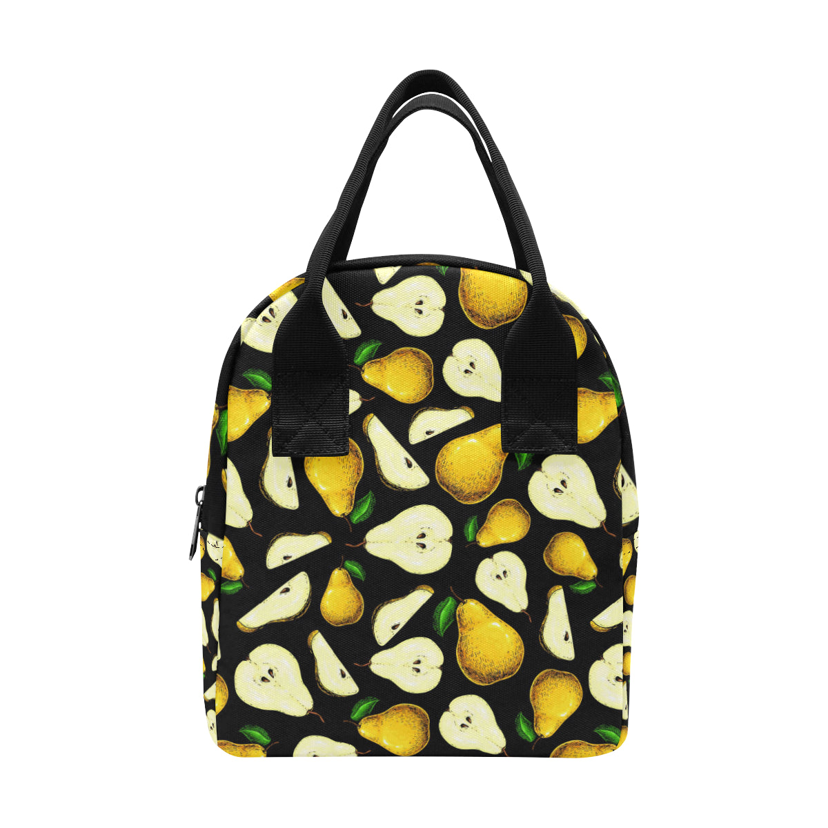 Pear Pattern Print Design PE01 Insulated Lunch Bag