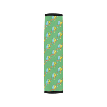 Budgerigar Pattern Print Design 01 Car Seat Belt Cover