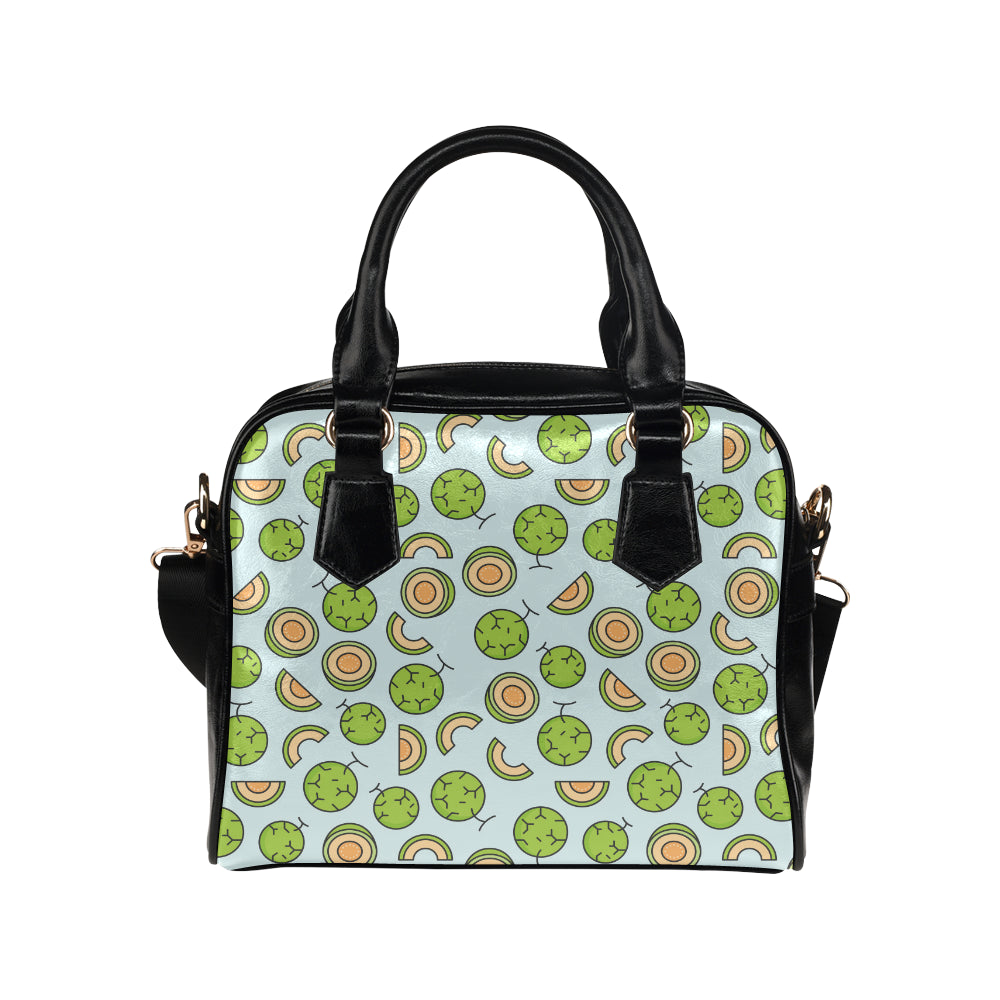 Cantaloupe Pattern Print Design 02 Shoulder Handbag