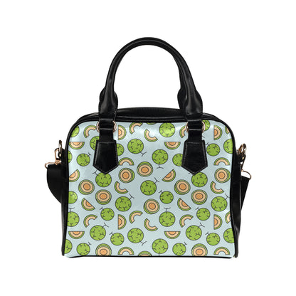 Cantaloupe Pattern Print Design 02 Shoulder Handbag