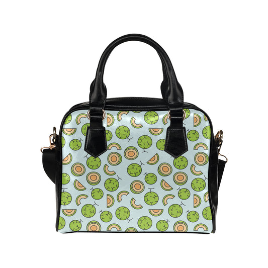 Cantaloupe Pattern Print Design 02 Shoulder Handbag