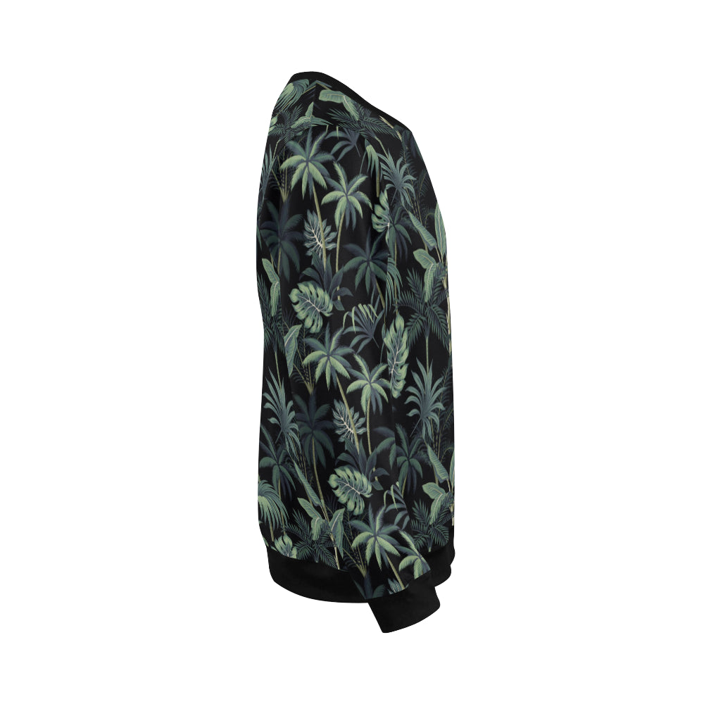 Rainforest Pattern Print Design RF02 Men Long Sleeve Sweatshirt