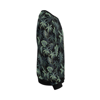 Rainforest Pattern Print Design RF02 Men Long Sleeve Sweatshirt