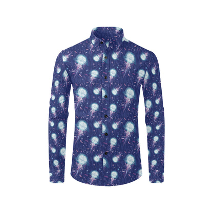 Jellyfish Cute Design Men's Long Sleeve Shirt