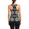 Native American Indian Skull Women's Racerback Tank Top