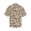 Camping Pattern Print Design 01 Men's Hawaiian Shirt