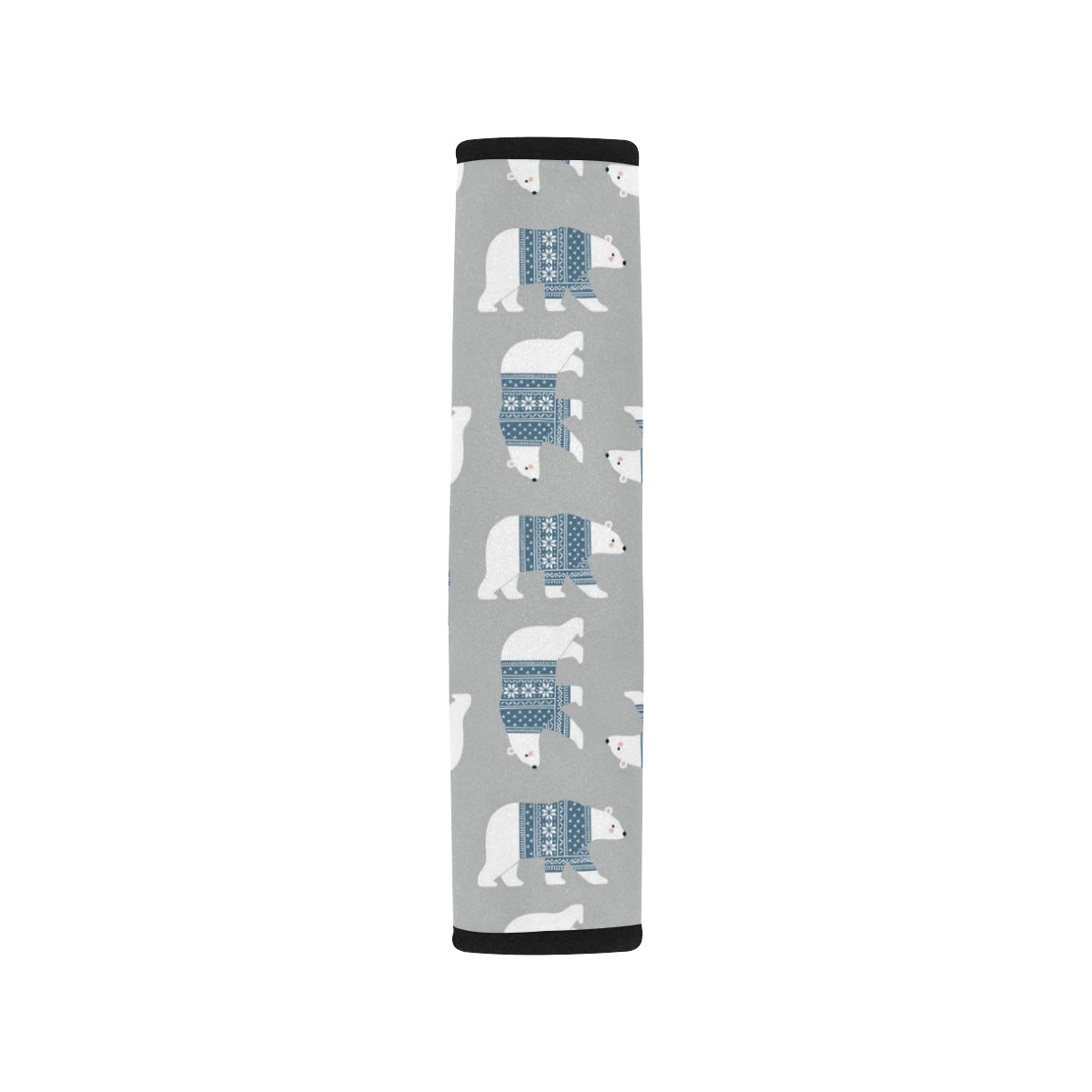 Polar Bear Pattern Print Design A03 Car Seat Belt Cover