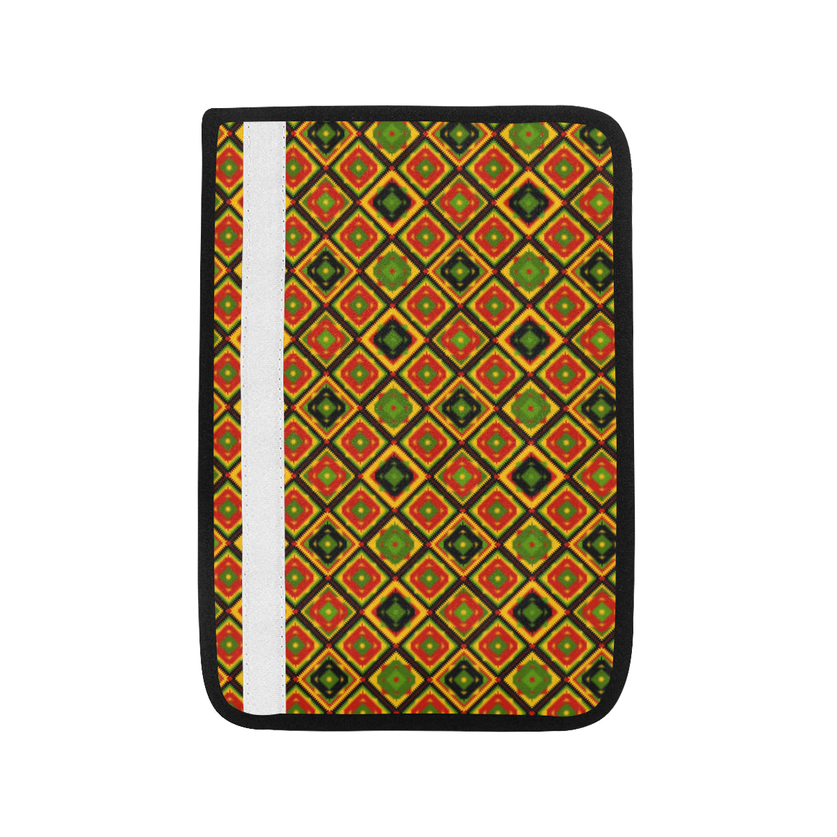 Rasta Reggae Color Pattern Car Seat Belt Cover