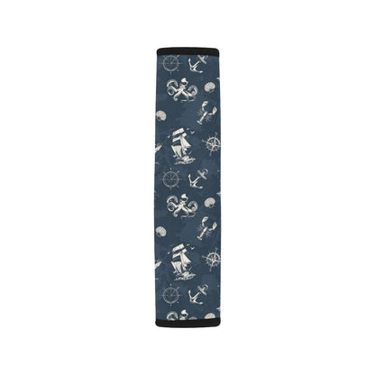 Nautical Sea Themed Print Car Seat Belt Cover