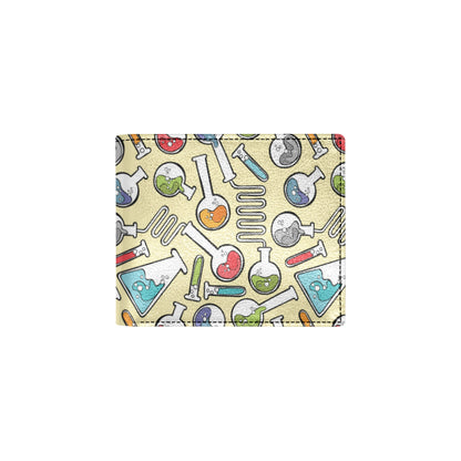 Chemical Pattern Print Design 04 Men's ID Card Wallet