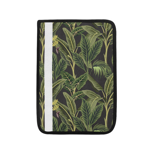 Banana Leaf Pattern Print Design BL04 Car Seat Belt Cover
