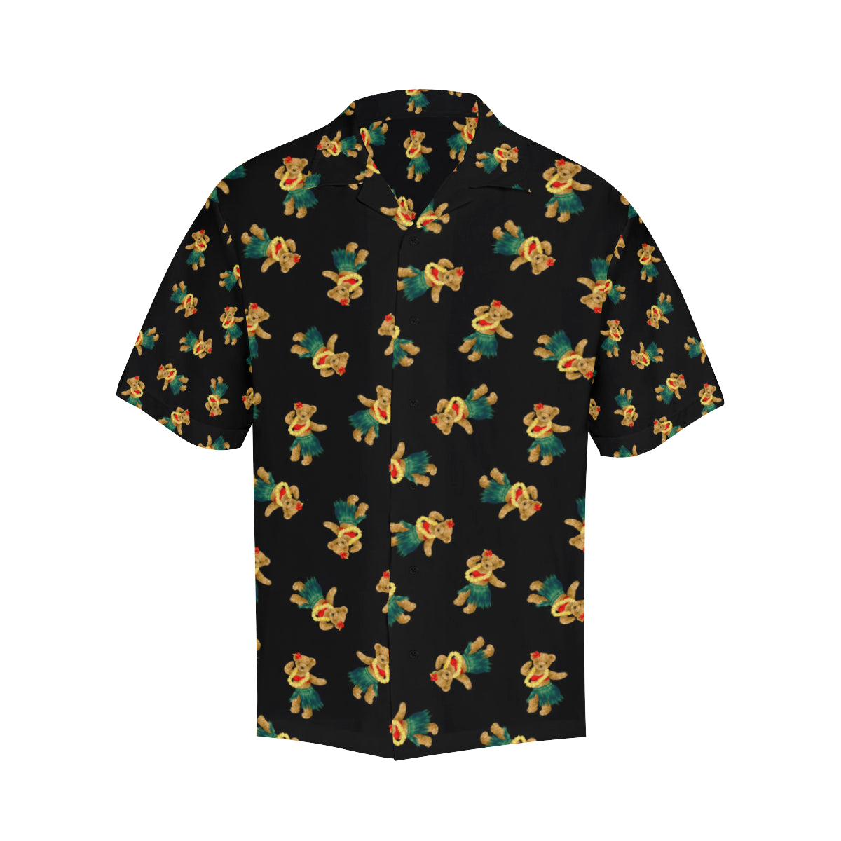 Hula Bear Pattern Print Design 06 Men's Hawaiian Shirt
