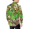 Camouflage Realistic Tree Fresh Print Men's Long Sleeve Shirt