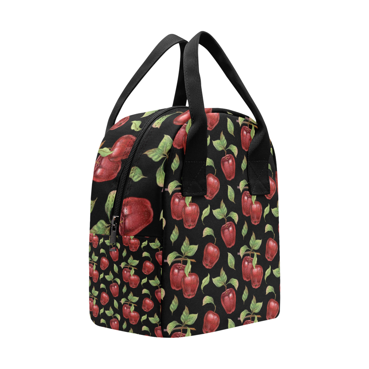 Apple Pattern Print Design AP011 Insulated Lunch Bag