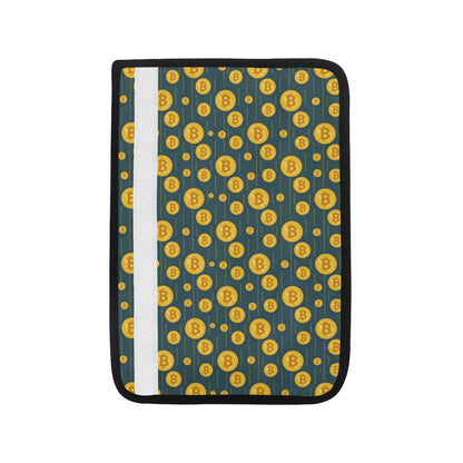 Bitcoin Pattern Print Design 01 Car Seat Belt Cover