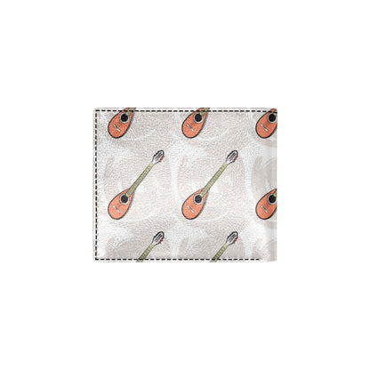 Mandolin Pattern Print Design 03 Men's ID Card Wallet