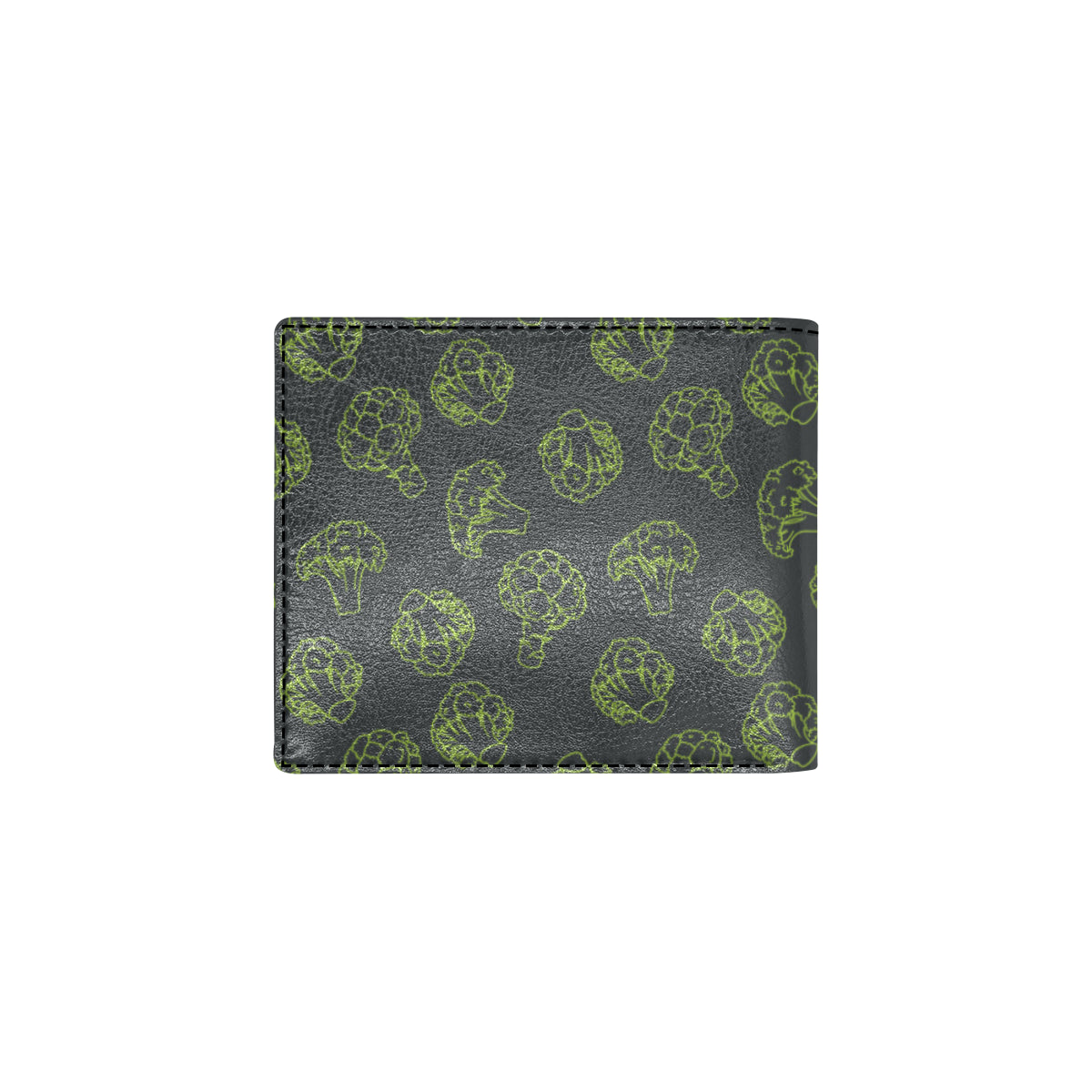 Broccoli Pattern Print Design 01 Men's ID Card Wallet