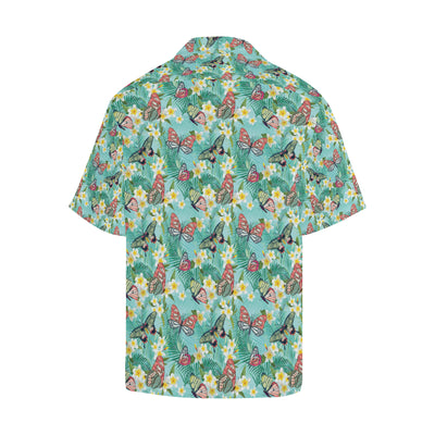 Butterfly Pattern Print Design 09 Men's Hawaiian Shirt