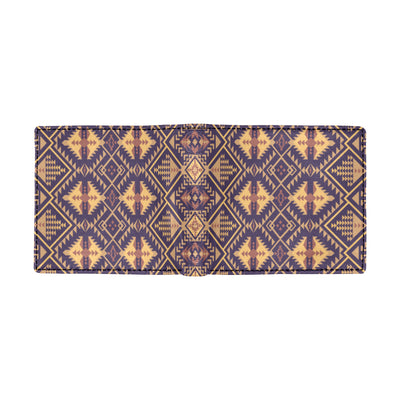 Aztec Pattern Print Design 09 Men's ID Card Wallet