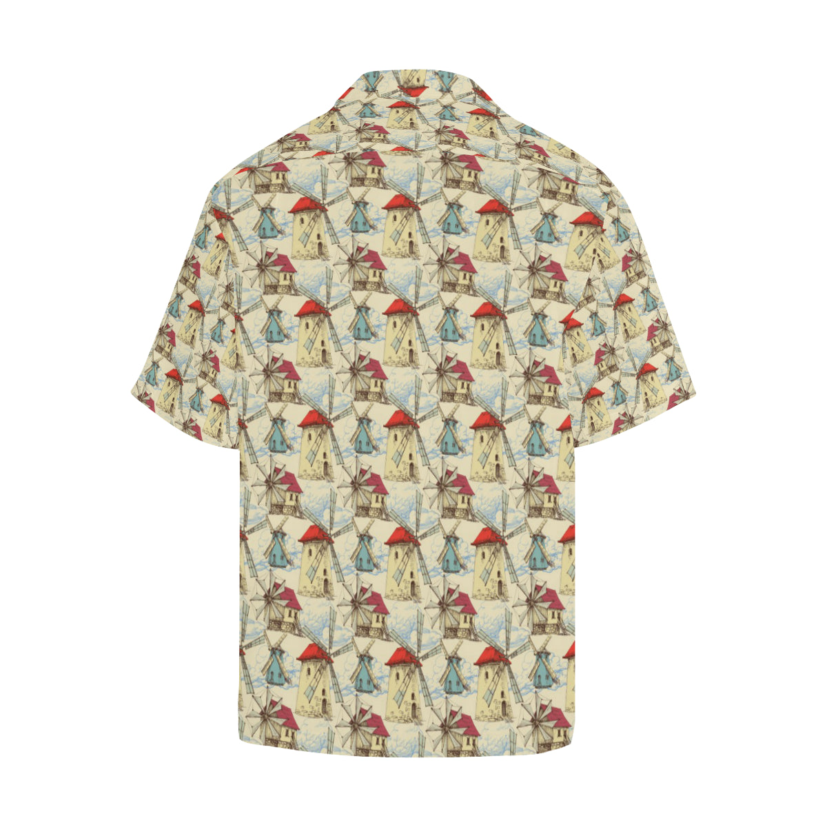 Windmill Pattern Print Design 01 Men's Hawaiian Shirt