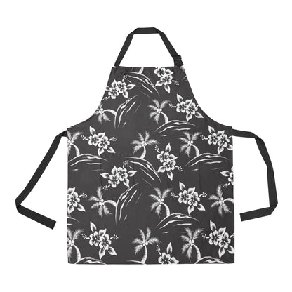 Palm Tree Pattern Print Design PT02 Apron with Pocket