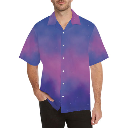 Nebula Pattern Print Design A05 Men's Hawaiian Shirt