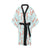 SeaHorse Pattern Print Design 01 Women's Short Kimono