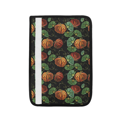 Pumpkin Pattern Print Design A02 Car Seat Belt Cover