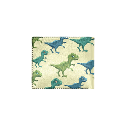 T Rex Pattern Print Design A04 Men's ID Card Wallet