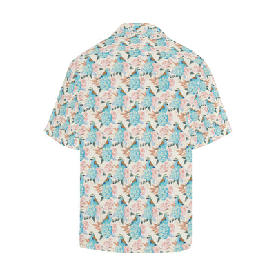 Bluebird Pattern Print Design 03 Men's Hawaiian Shirt