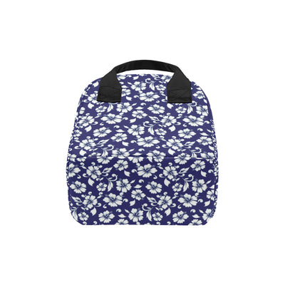 Hibiscus Pattern Print Design HB010 Insulated Lunch Bag