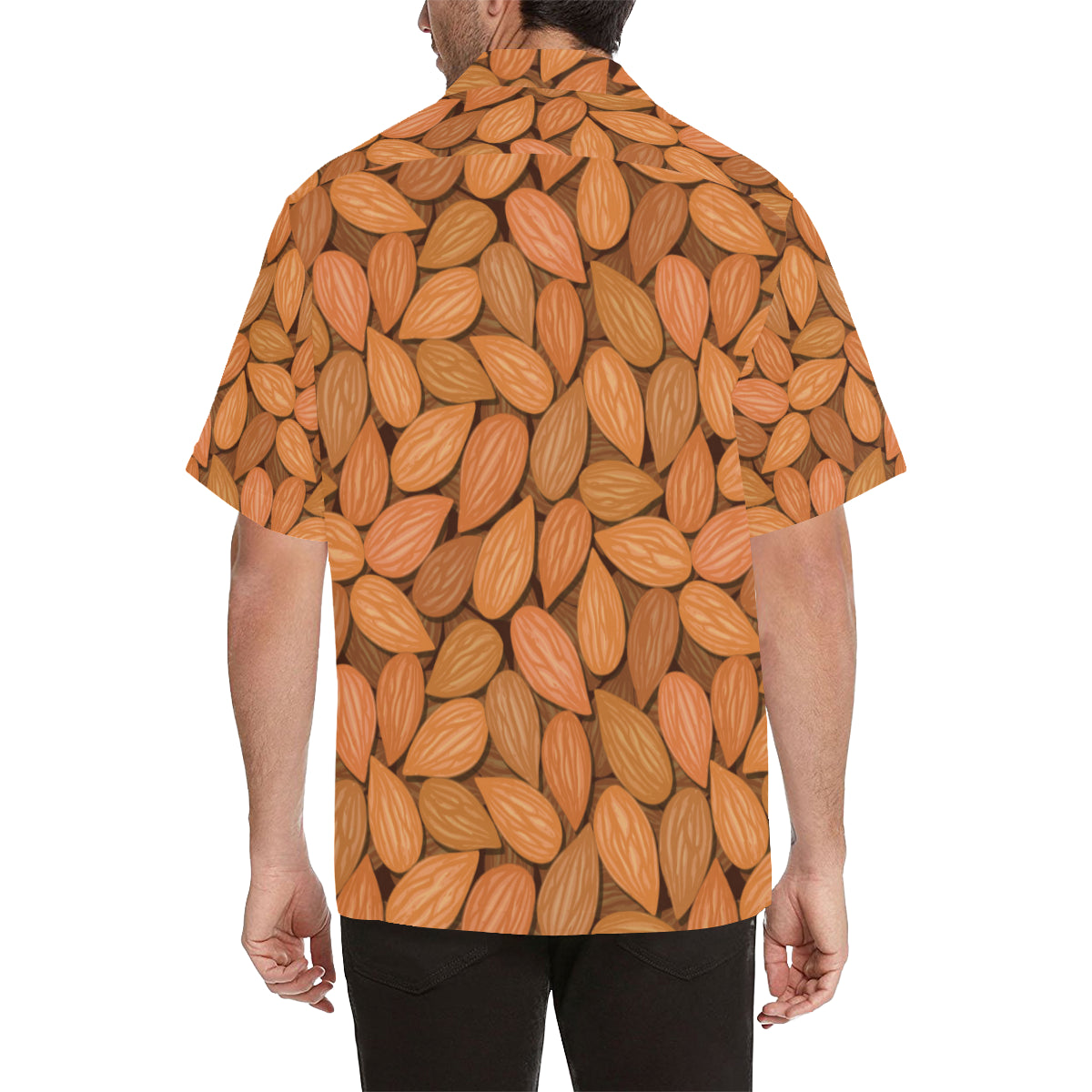 Almond Pattern Print Design 01 Men's Hawaiian Shirt