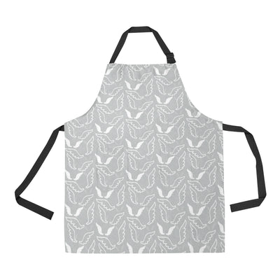 Angel Wings Pattern Print Design 01 Apron with Pocket