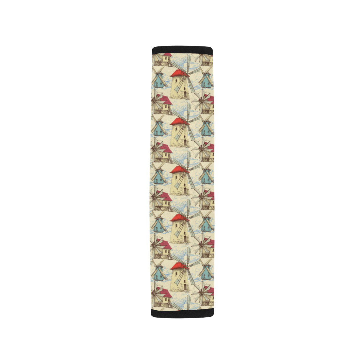 Windmill Pattern Print Design 01 Car Seat Belt Cover