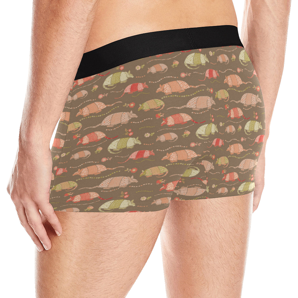 Armadillo Pattern Print Design 04 Men's Boxer Briefs