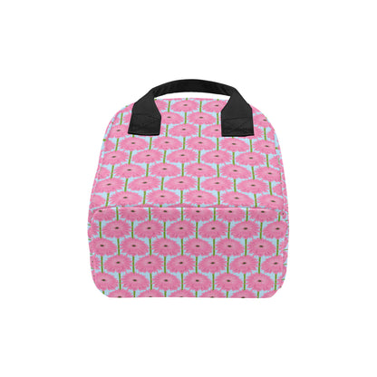 Gerberas Pattern Print Design GB01 Insulated Lunch Bag