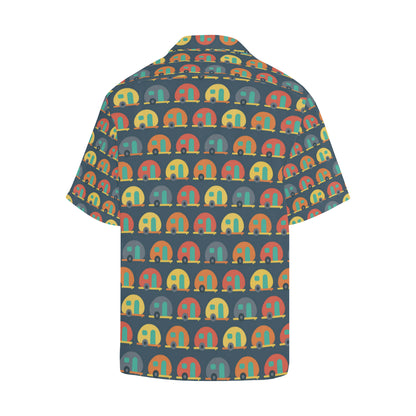 Camper Pattern Print Design 02 Men's Hawaiian Shirt