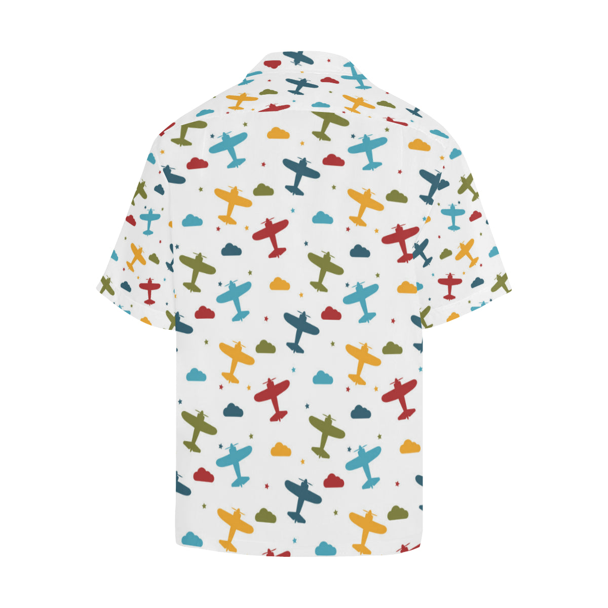 Airplane Pattern Print Design 06 Men's Hawaiian Shirt