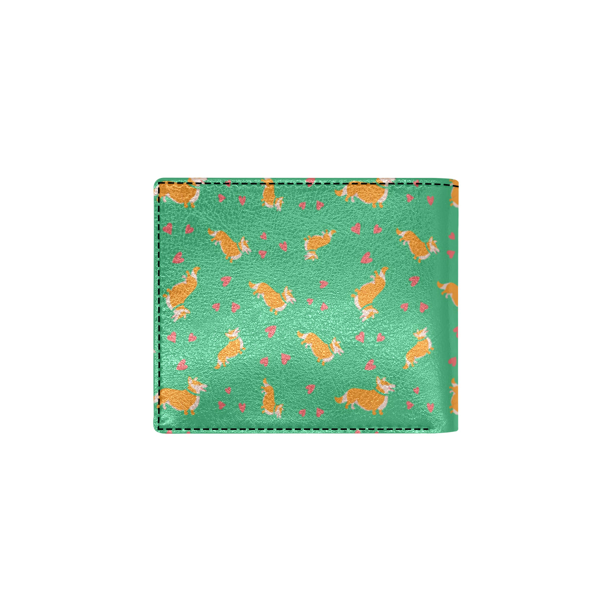 Cardigan Welsh Corgis Pattern Print Design 03 Men's ID Card Wallet