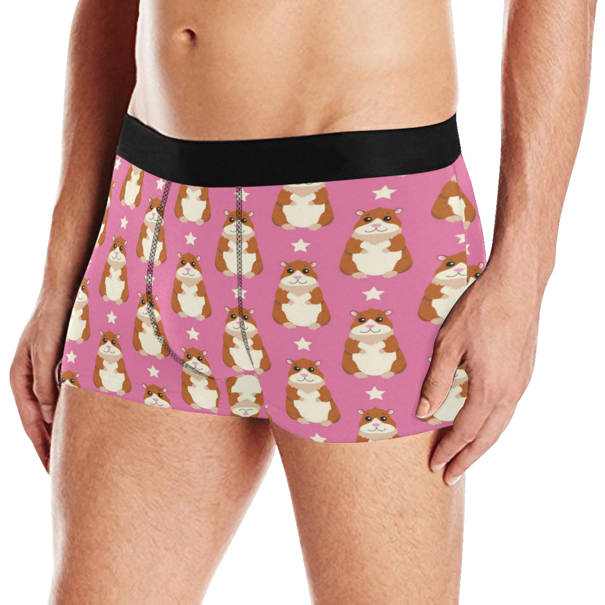 Hamster Cute Pattern Print Design 02 Men's Boxer Briefs