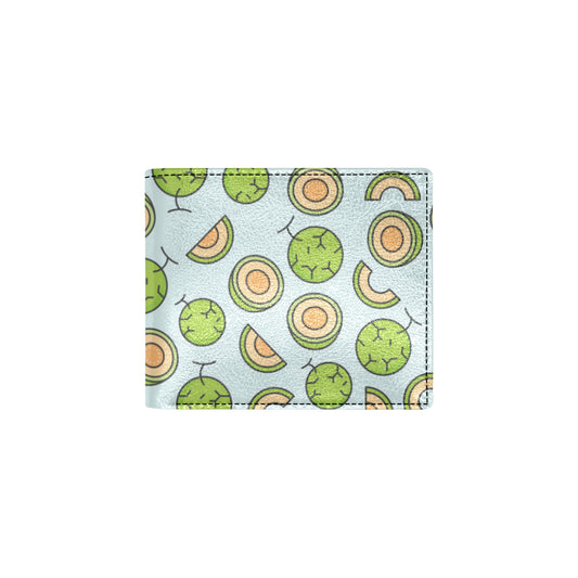 Cantaloupe Pattern Print Design 02 Men's ID Card Wallet