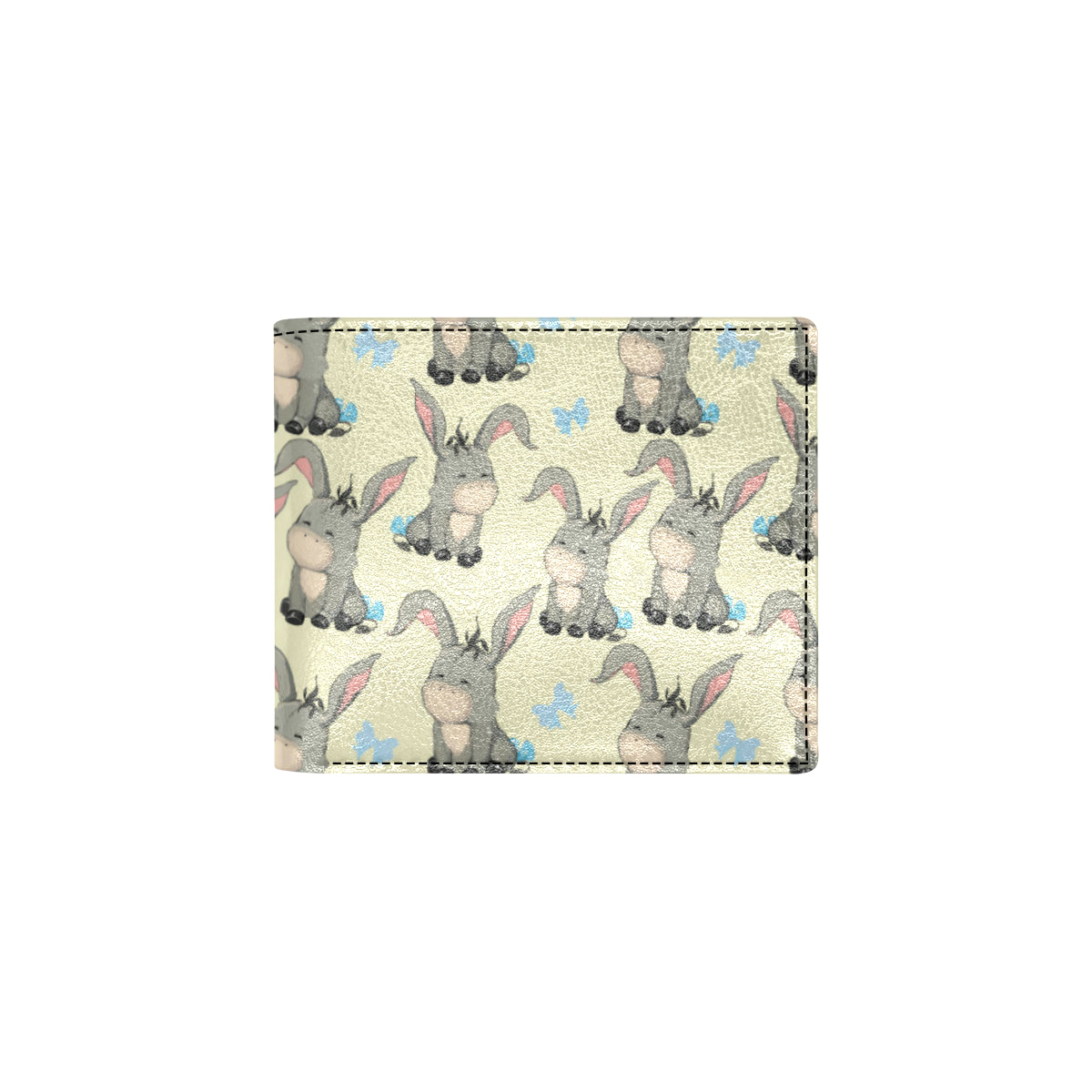 Donkey Baby Pattern Print Design 02 Men's ID Card Wallet