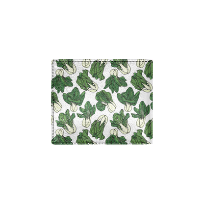 Bok Choy Pattern Print Design 02 Men's ID Card Wallet
