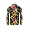 Tropical Fruits Pattern Print Design TF02 Men's Long Sleeve Shirt
