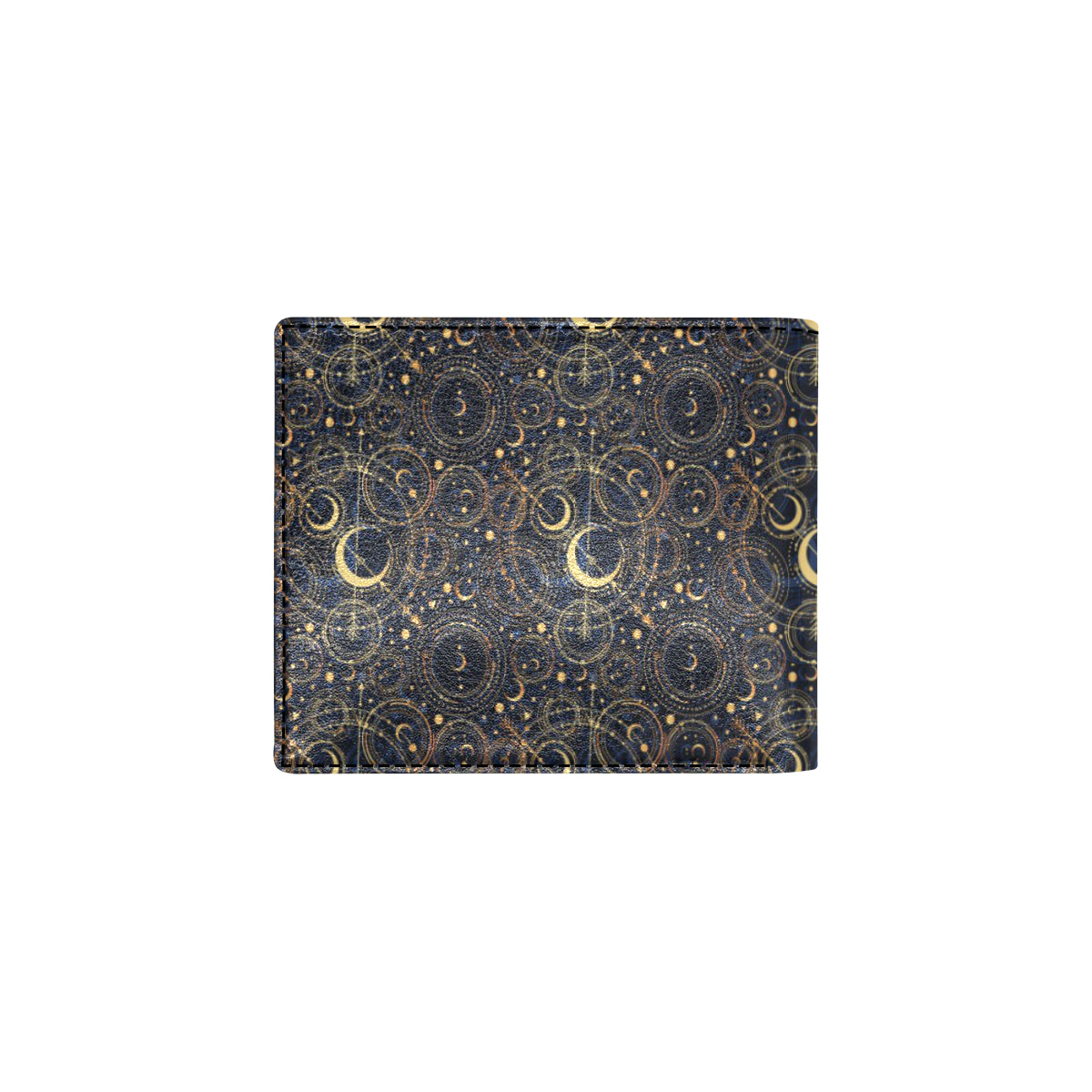 Celestial Pattern Print Design 04 Men's ID Card Wallet