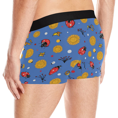 Ladybug Pattern Print Design 05 Men's Boxer Briefs