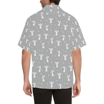 Angel Pattern Print Design 03 Men's Hawaiian Shirt