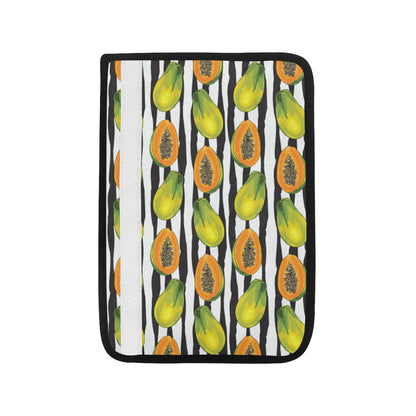 Papaya Pattern Print Design PP01 Car Seat Belt Cover