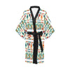 Maracas Mexican Pattern Print Design 01 Women's Short Kimono